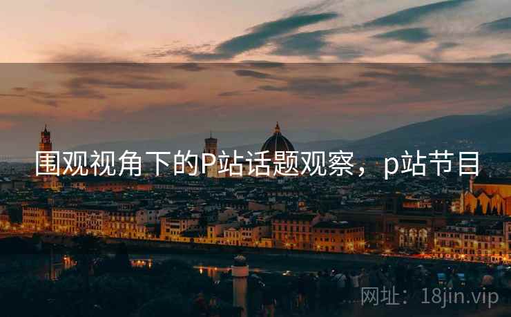 围观视角下的P站话题观察,p站节目 围观视角下的P站话题观察,p站节目
